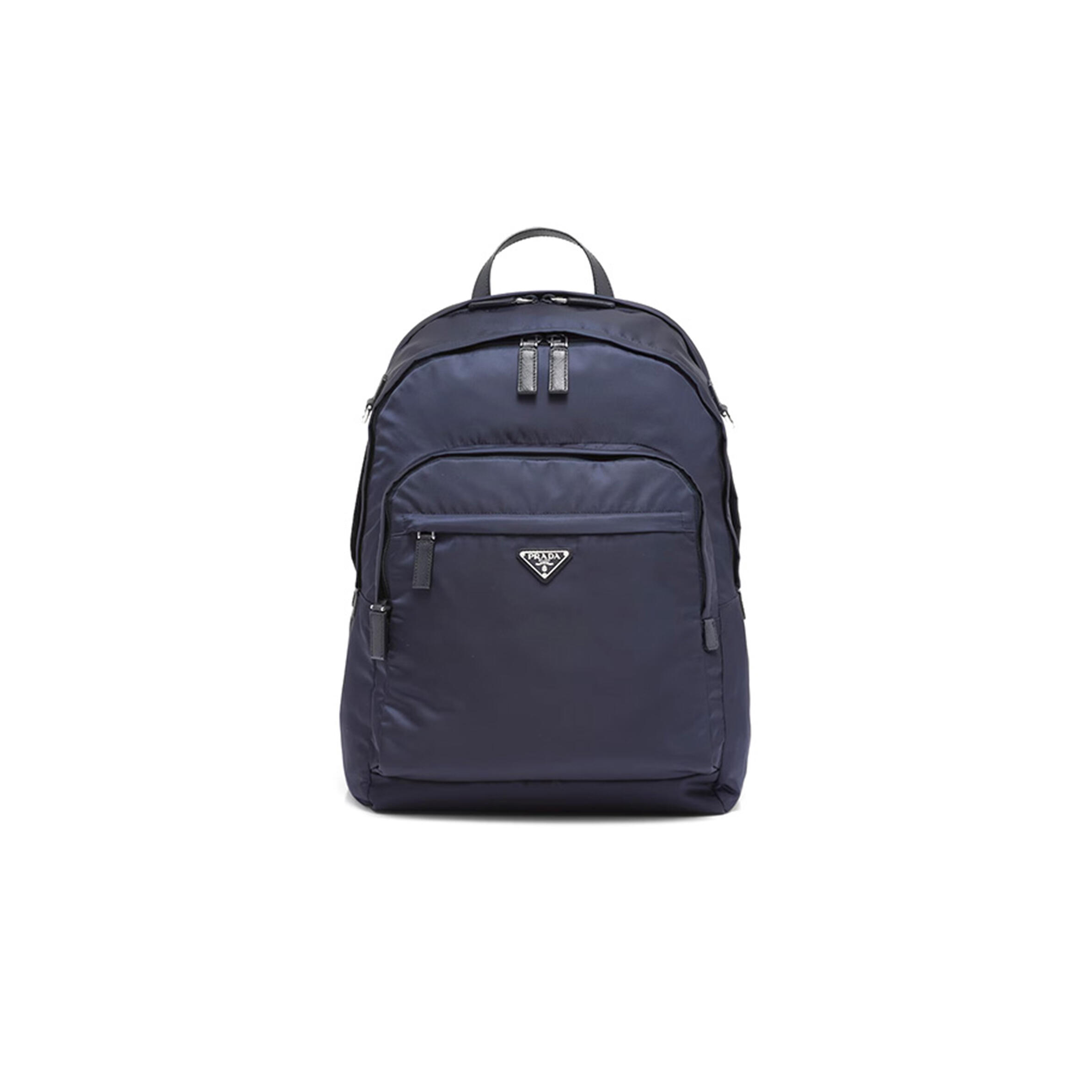PRADA RE-NYLON AND SAFFIANO LEATHER BACKPACK 2VZ048 (43.5*31*20cm)